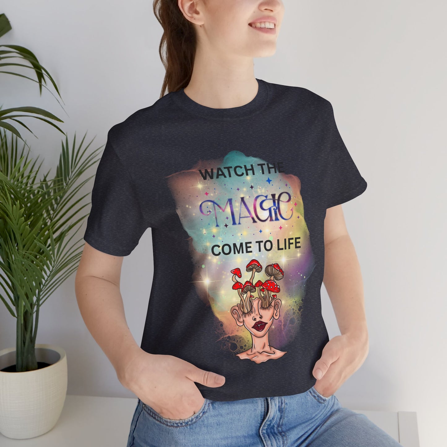 Watch the Magic Come to Life Psychedelic Graphic Tee