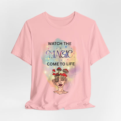 Watch the Magic Come to Life Psychedelic Graphic Tee