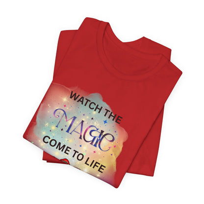 Watch the Magic Come to Life Psychedelic Graphic Tee