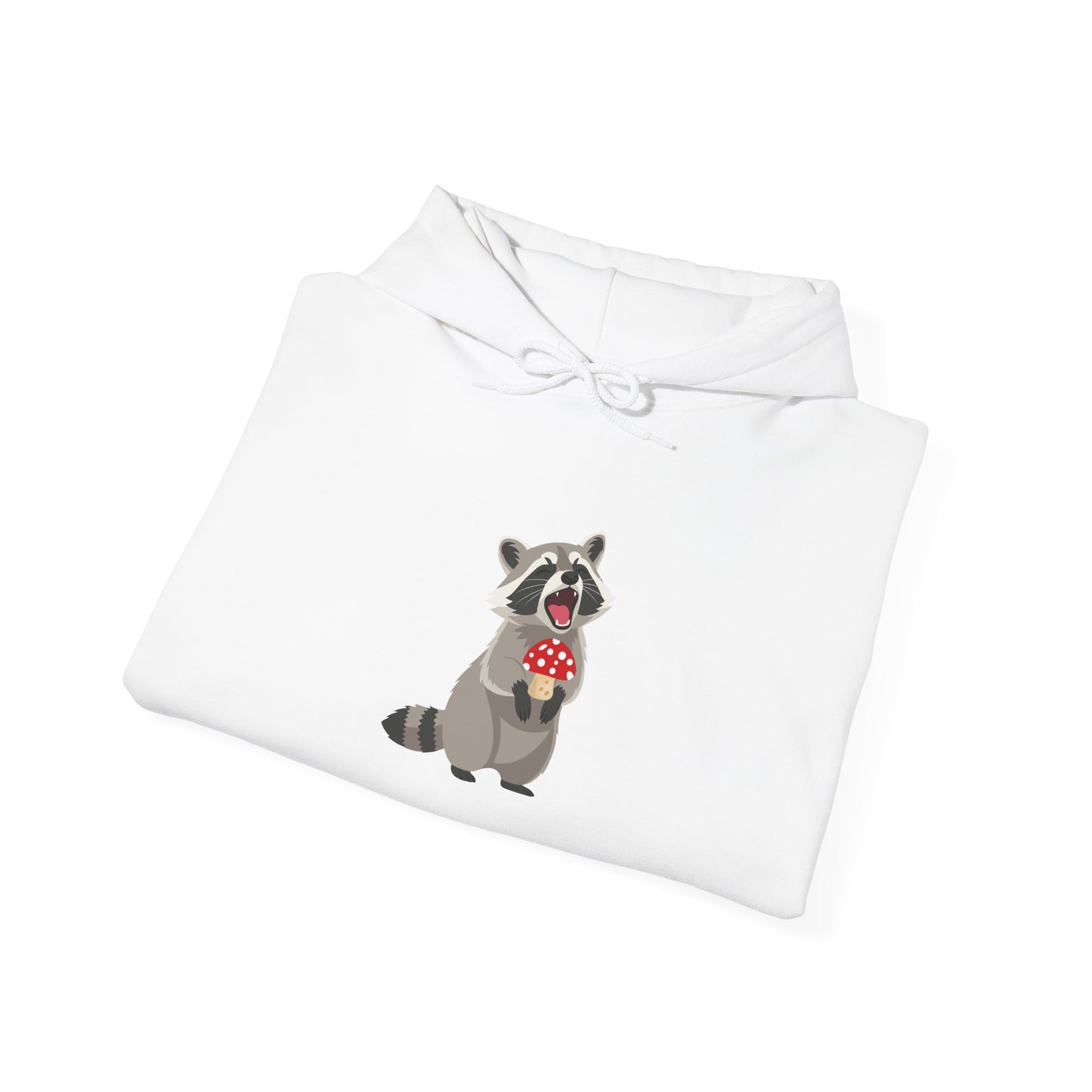 Raccoon Eating Mushroom Sweatshirt