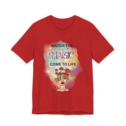 Watch the Magic Come to Life Psychedelic Graphic Tee