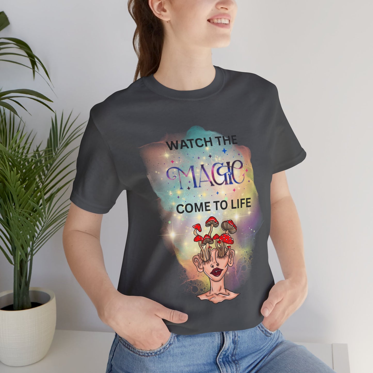 Watch the Magic Come to Life Psychedelic Graphic Tee