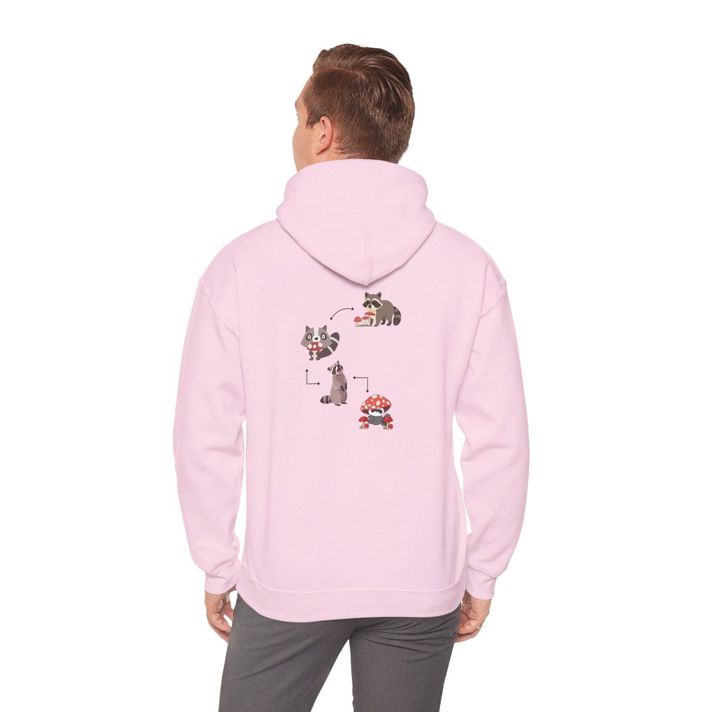 Raccoon Eating Mushroom Sweatshirt