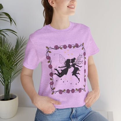 Kissing Fairies Fantasy Psychedelic Tee