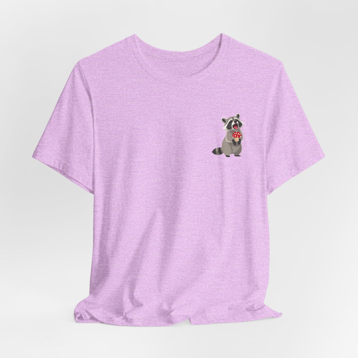 Raccoon Mushroom Psychedelic Animal Graphic Tee