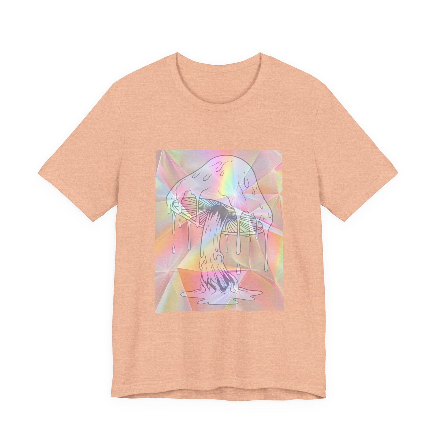Reflective Mushroom Psychedelic Art Tee
