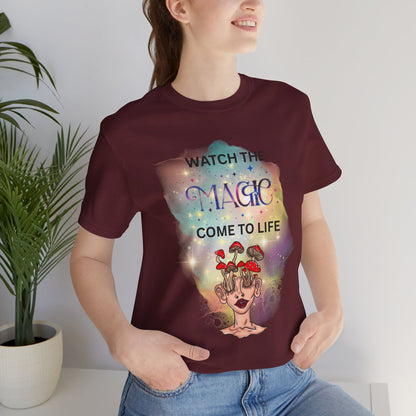 Watch the Magic Come to Life Psychedelic Graphic Tee