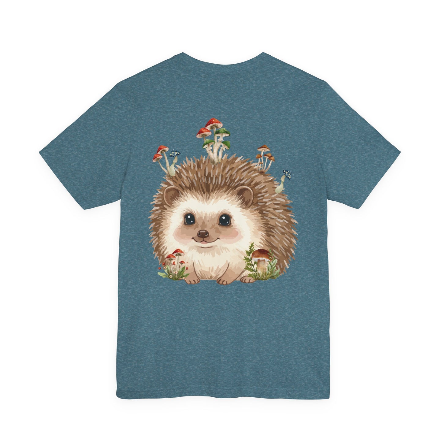 Hedgehog Mushroom Psychedelic Aniaml Graphic Tee