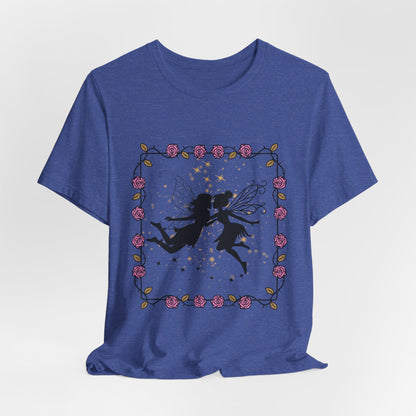 Kissing Fairies Fantasy Psychedelic Tee