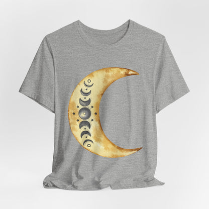 Moon phases Cresent Moon Spiritual Graphic Tee