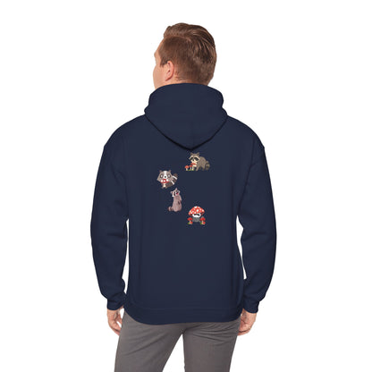 Raccoon Eating Mushroom Sweatshirt