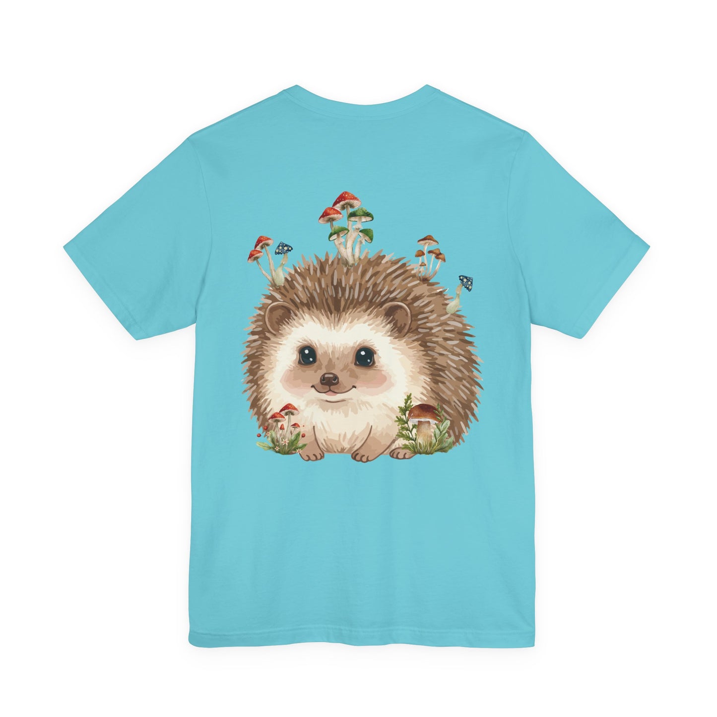 Hedgehog Mushroom Psychedelic Aniaml Graphic Tee