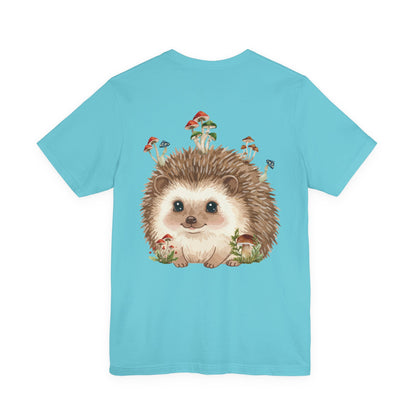 Hedgehog Mushroom Psychedelic Aniaml Graphic Tee