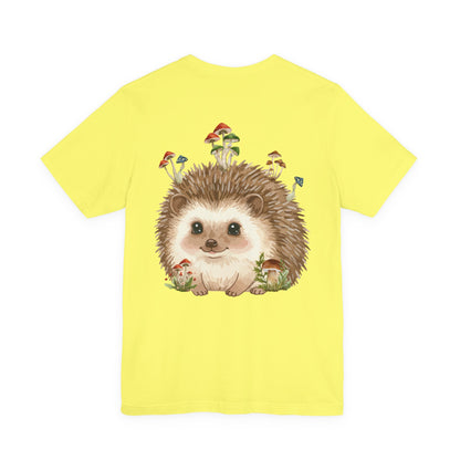 Hedgehog Mushroom Psychedelic Aniaml Graphic Tee