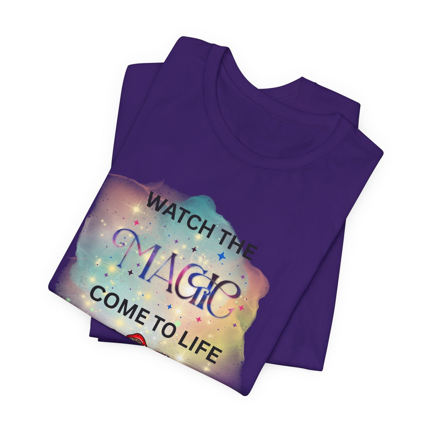 Watch the Magic Come to Life Psychedelic Graphic Tee
