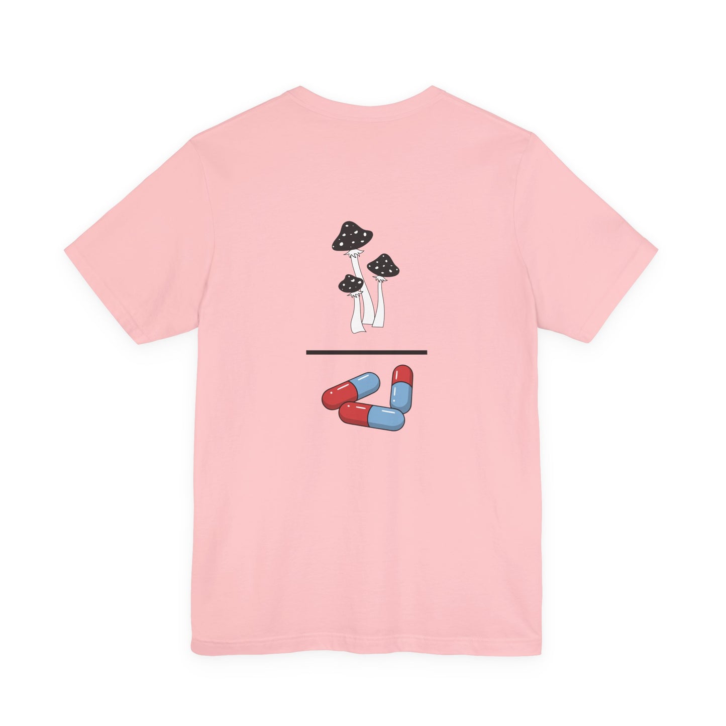 Mushrooms over Drugs Psychedelic Graphic Tee