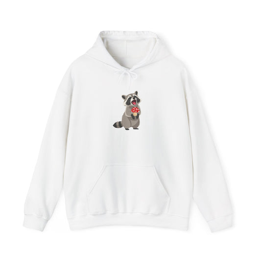 Raccoon Eating Mushroom Sweatshirt