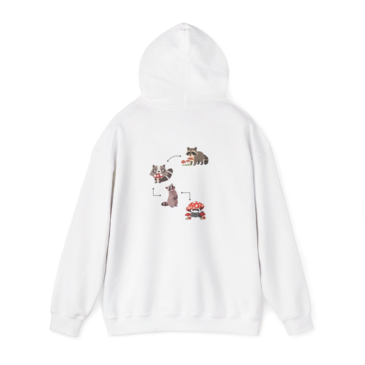 Raccoon Eating Mushroom Sweatshirt