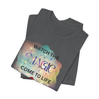 Watch the Magic Come to Life Psychedelic Graphic Tee