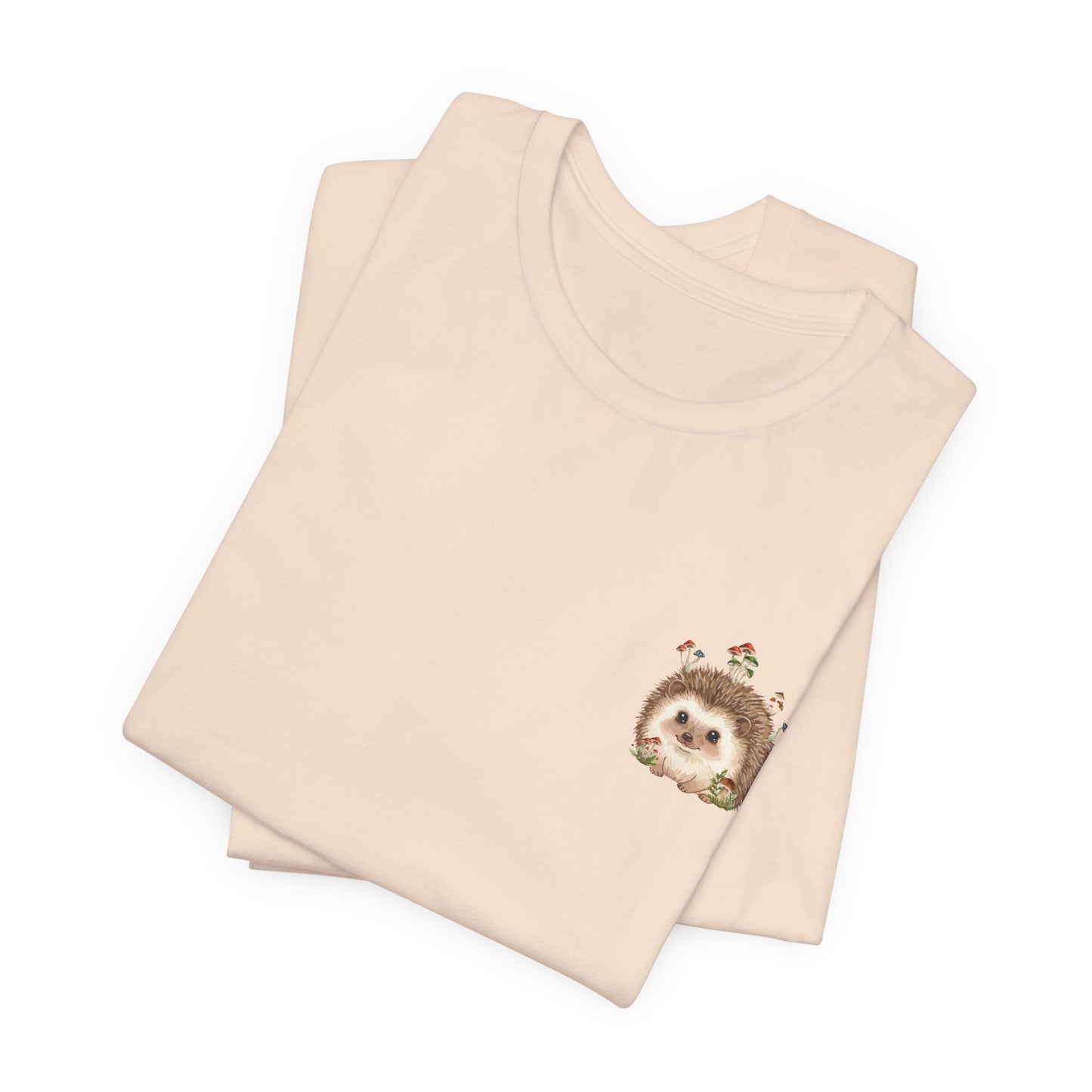 Hedgehog Mushroom Psychedelic Aniaml Graphic Tee