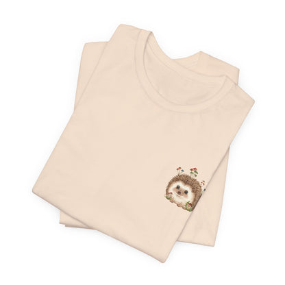 Hedgehog Mushroom Psychedelic Aniaml Graphic Tee