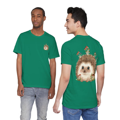 Hedgehog Mushroom Psychedelic Aniaml Graphic Tee