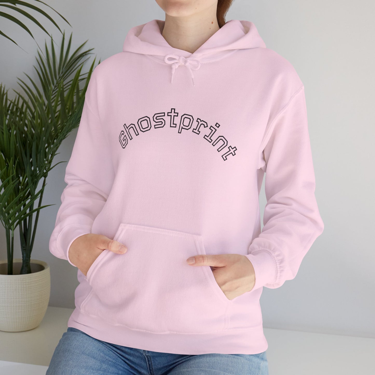 Ghostprint Logo Essential Hooded Sweatshirt