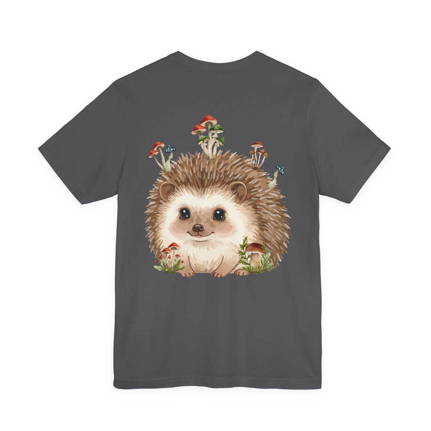 Hedgehog Mushroom Psychedelic Aniaml Graphic Tee