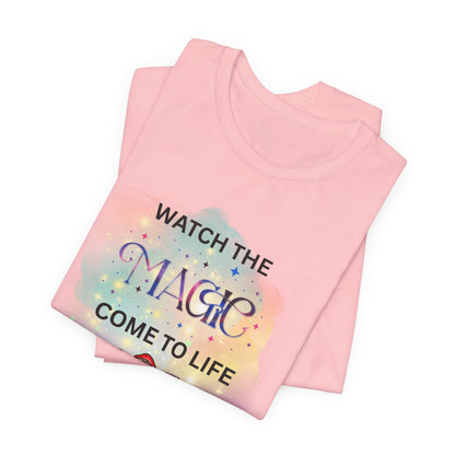 Watch the Magic Come to Life Psychedelic Graphic Tee