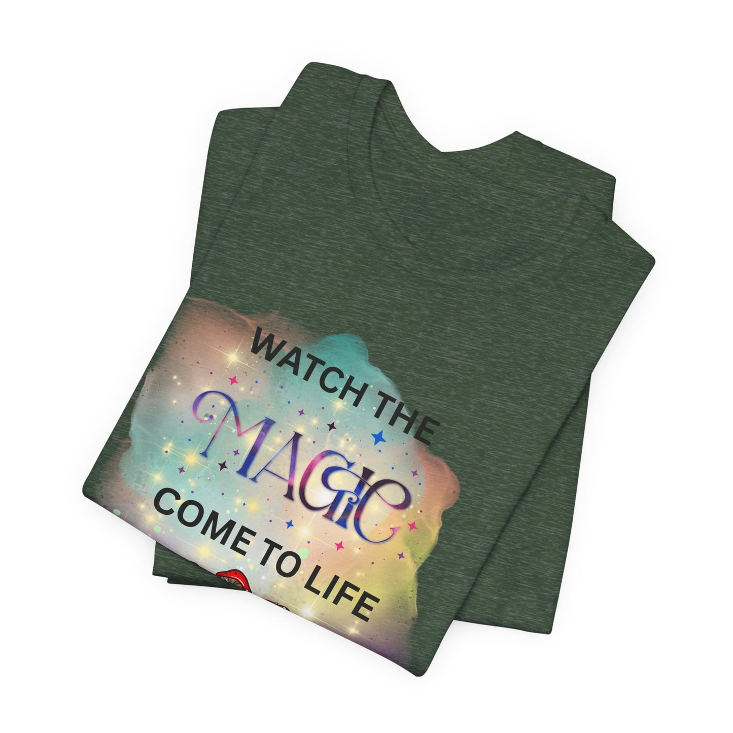Watch the Magic Come to Life Psychedelic Graphic Tee