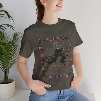 Kissing Fairies Fantasy Psychedelic Tee