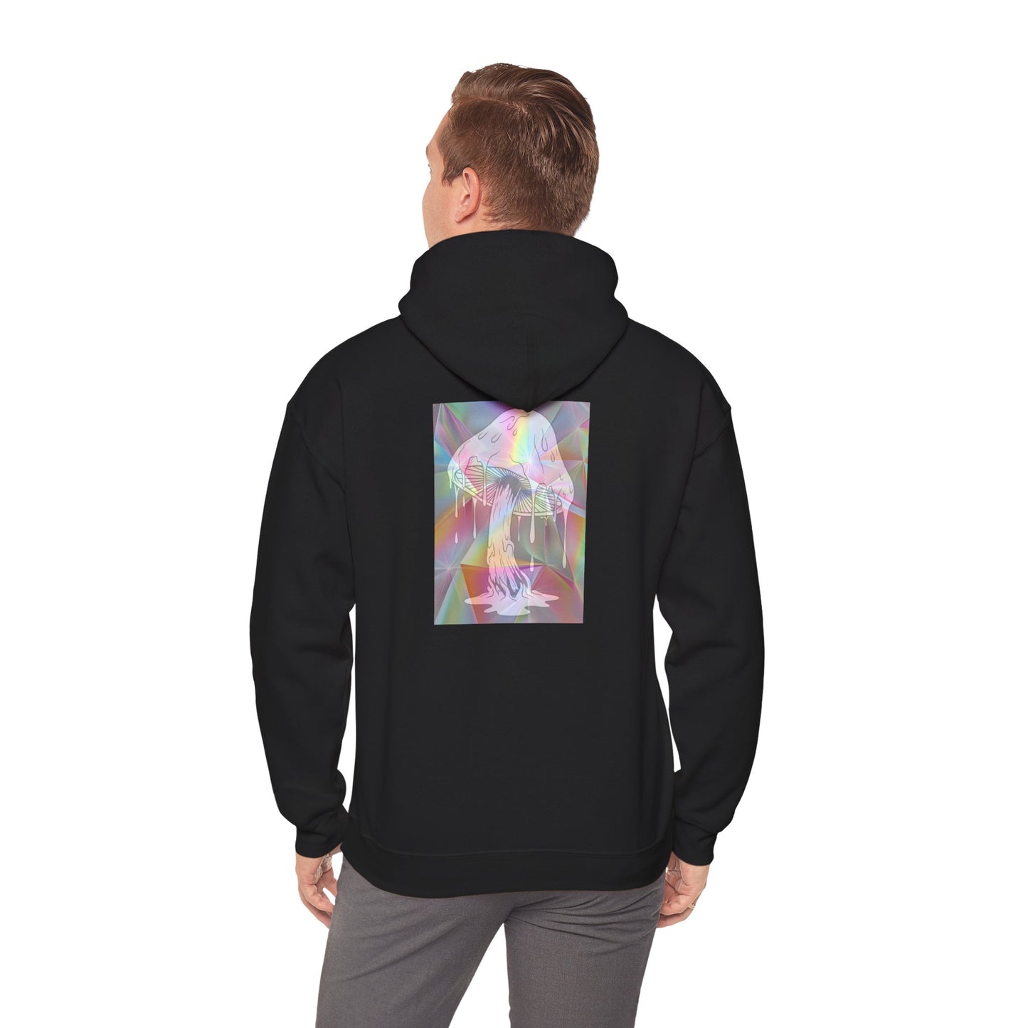 Reflective Mushroom Psychedelic Hooded Sweatshirt
