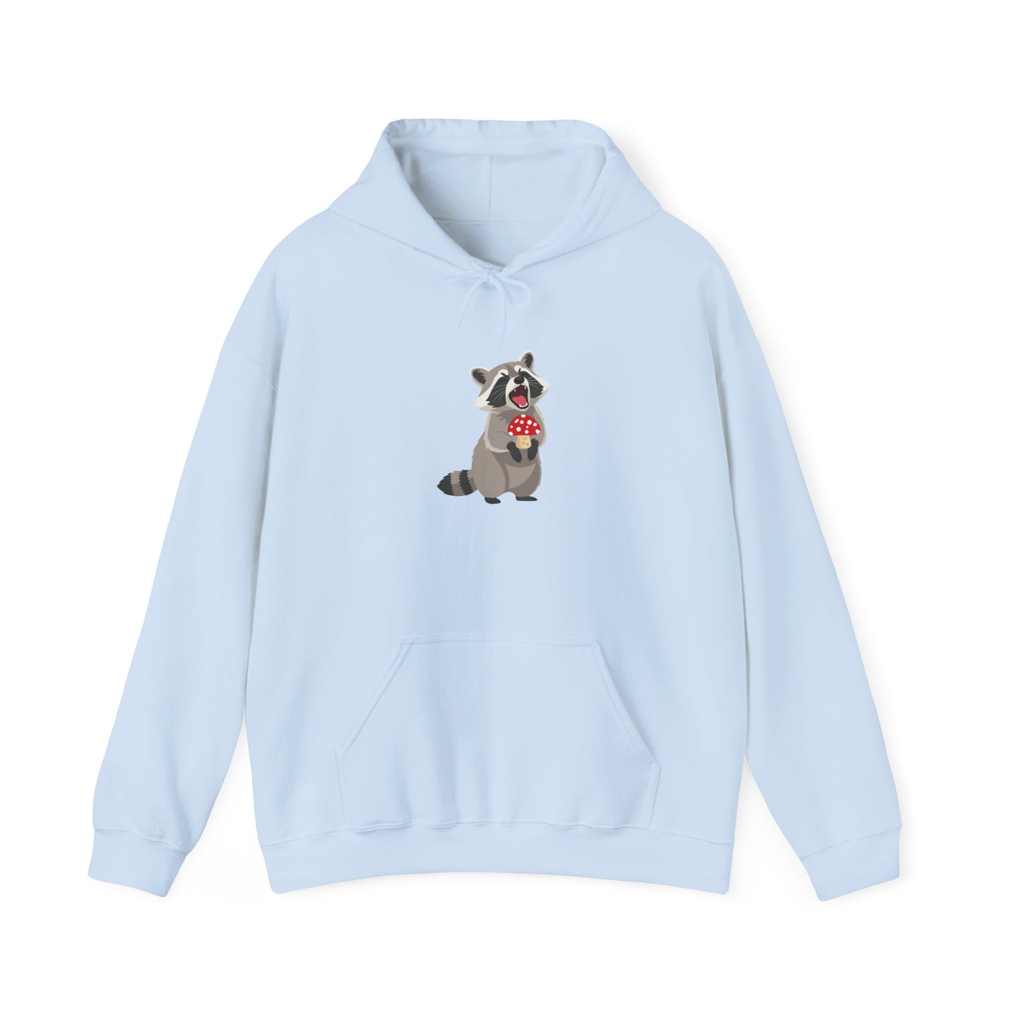 Raccoon Eating Mushroom Sweatshirt