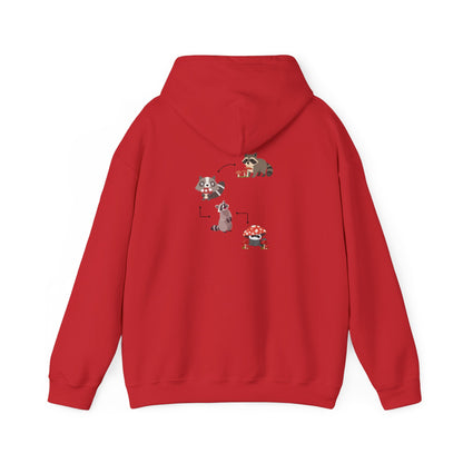 Raccoon Eating Mushroom Sweatshirt
