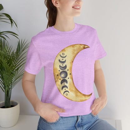 Moon phases Cresent Moon Spiritual Graphic Tee