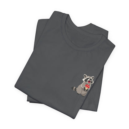 Raccoon Mushroom Psychedelic Animal Graphic Tee