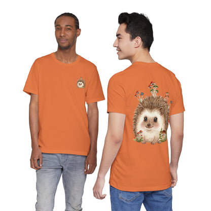 Hedgehog Mushroom Psychedelic Aniaml Graphic Tee