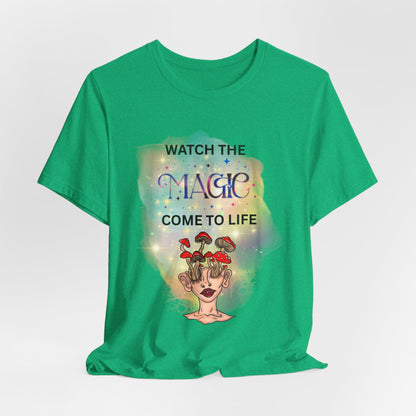 Watch the Magic Come to Life Psychedelic Graphic Tee