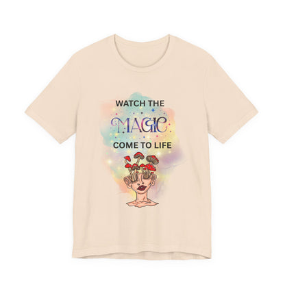 Watch the Magic Come to Life Psychedelic Graphic Tee