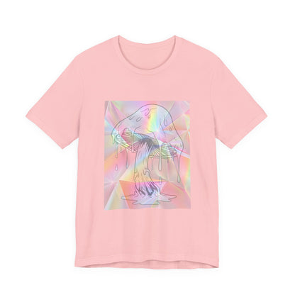 Reflective Mushroom Psychedelic Art Tee