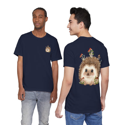 Hedgehog Mushroom Psychedelic Aniaml Graphic Tee
