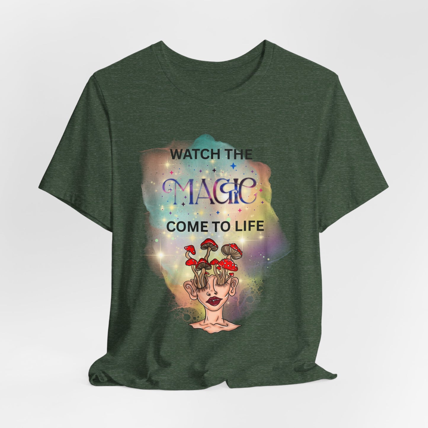 Watch the Magic Come to Life Psychedelic Graphic Tee