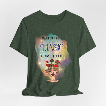Watch the Magic Come to Life Psychedelic Graphic Tee