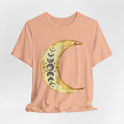 Moon phases Cresent Moon Spiritual Graphic Tee