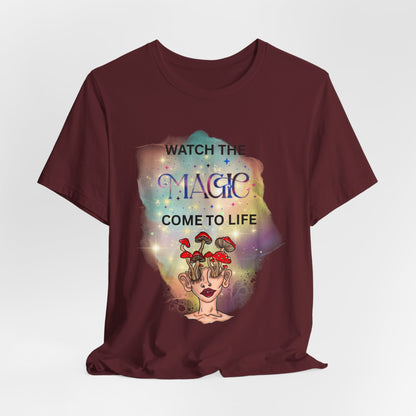 Watch the Magic Come to Life Psychedelic Graphic Tee