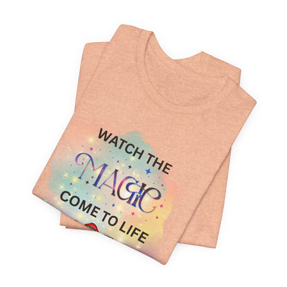 Watch the Magic Come to Life Psychedelic Graphic Tee