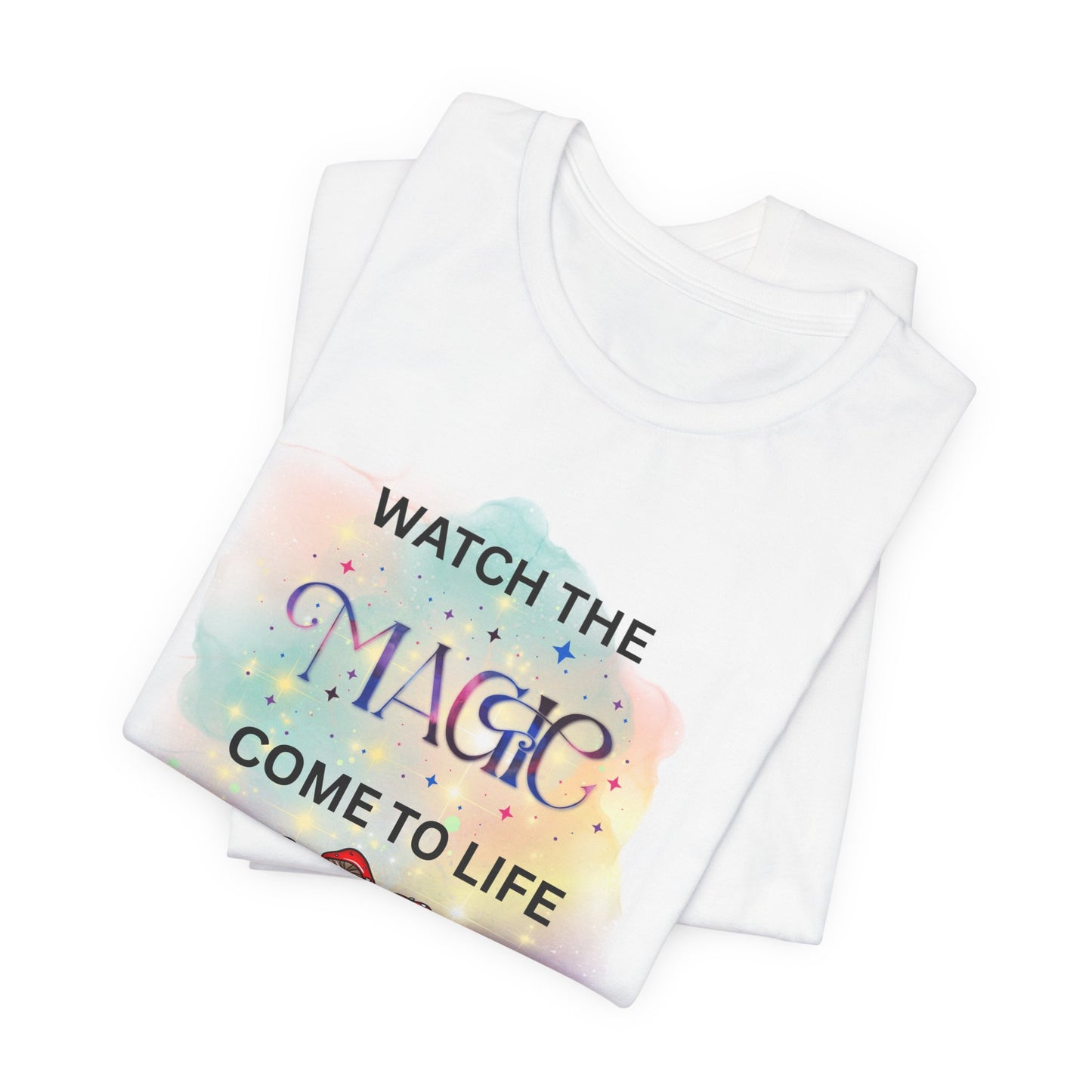 Watch the Magic Come to Life Psychedelic Graphic Tee