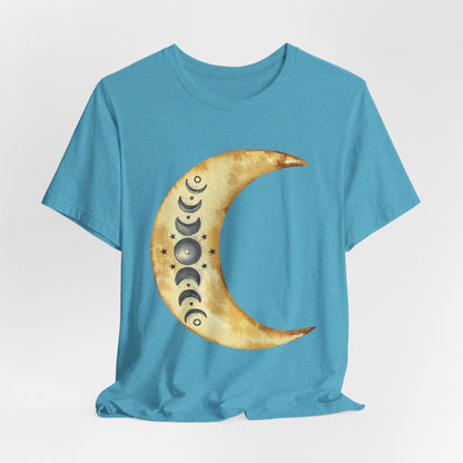 Moon phases Cresent Moon Spiritual Graphic Tee