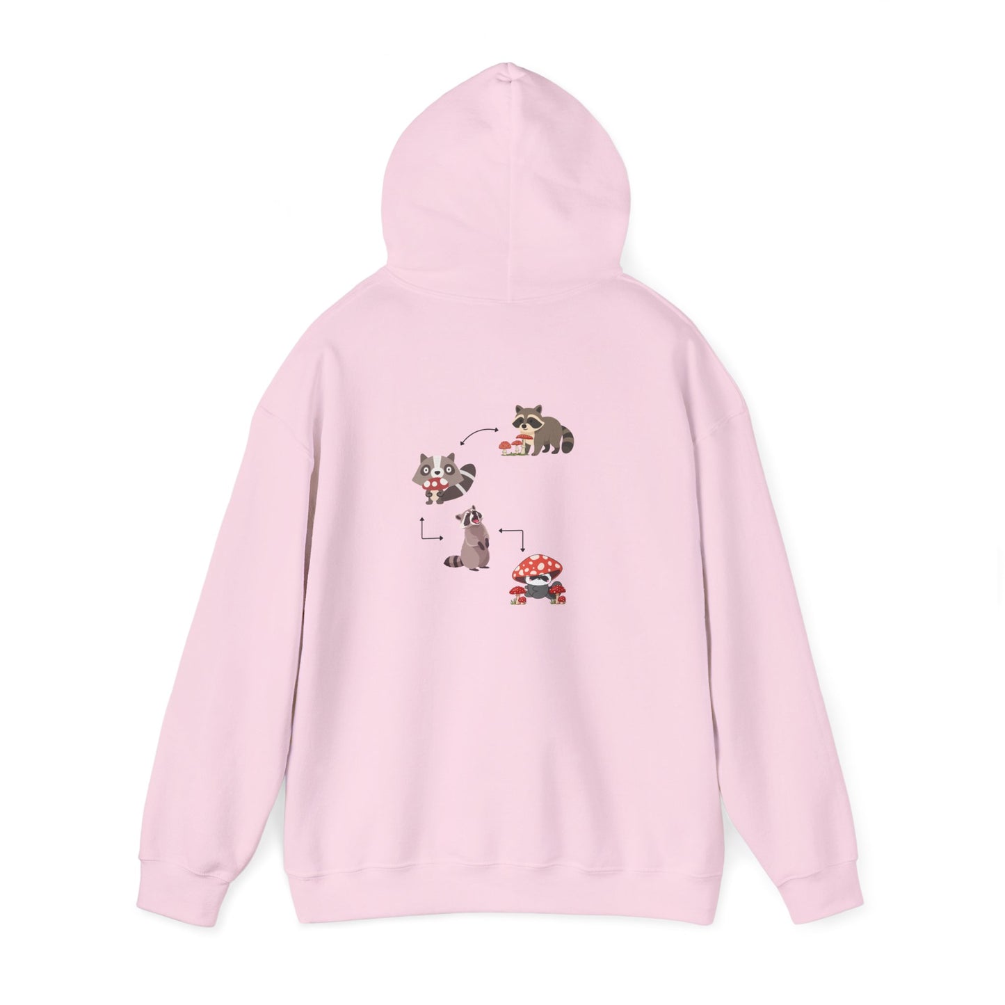 Raccoon Eating Mushroom Sweatshirt