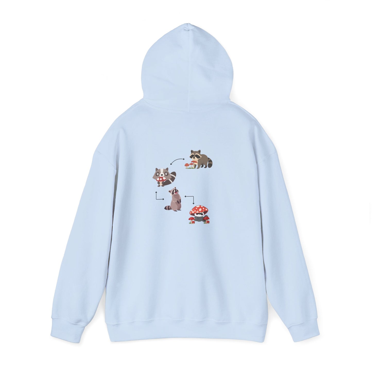 Raccoon Eating Mushroom Sweatshirt